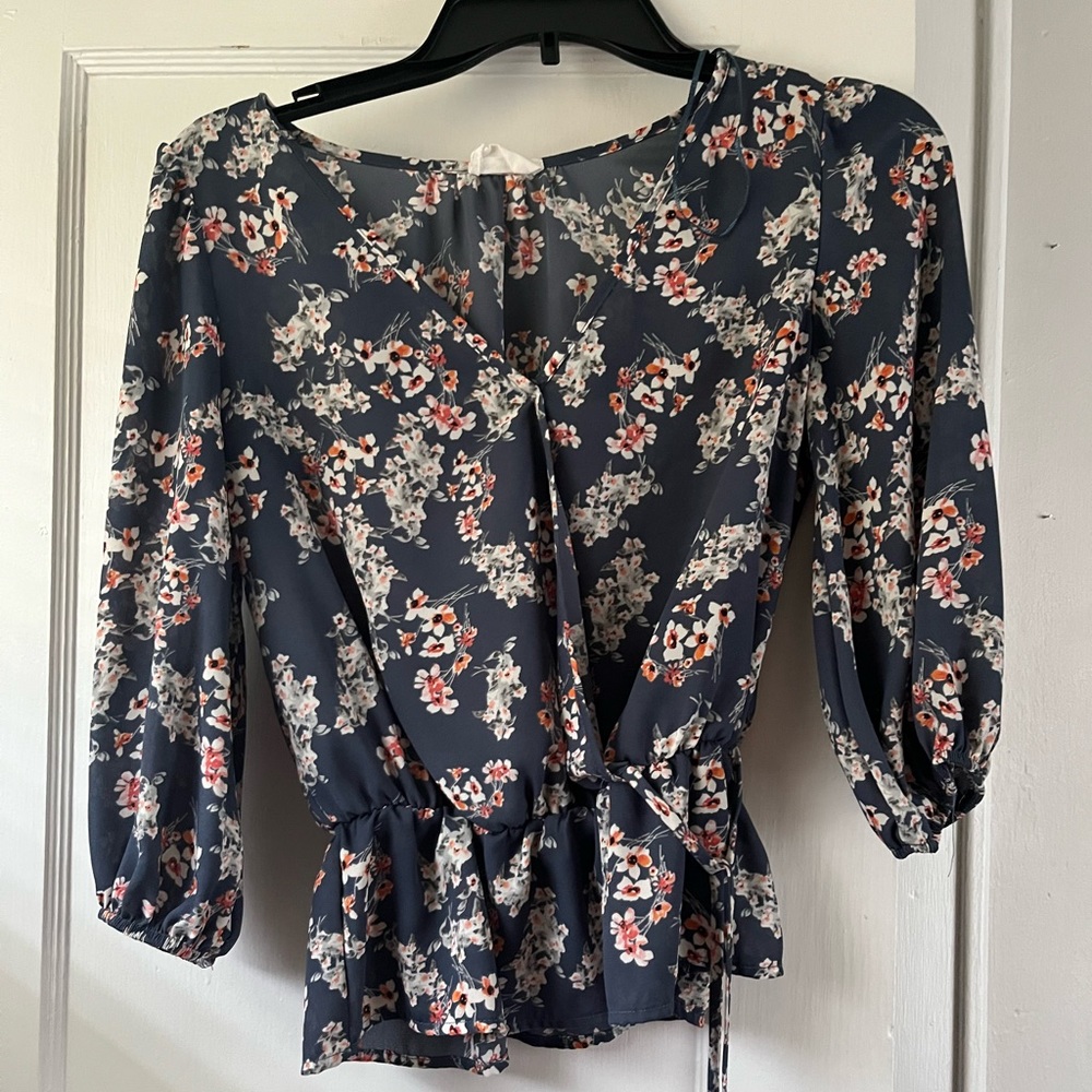 Flowered blouse